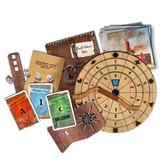 EXIT: The Kidnapped in Fortune City - Board Game Giải Đố Thoát Hiểm At-Home - Thames & Kosmos