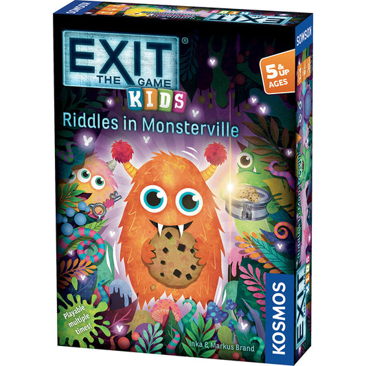 EXIT: The Game - Kids - Riddles in Monsterville - Board Game Giải Đố Trẻ Em - Thames & Kosmos - Hình ảnh sản phẩm