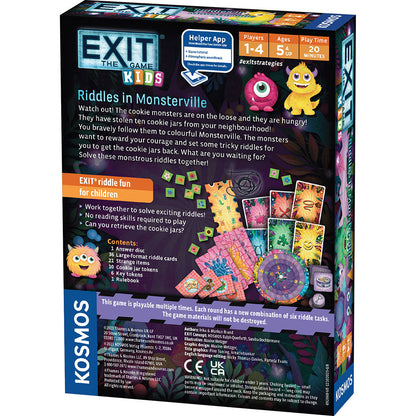 EXIT: The Game - Kids - Riddles in Monsterville - Board Game Giải Đố Trẻ Em - Thames & Kosmos - Hình ảnh bổ sung 6
