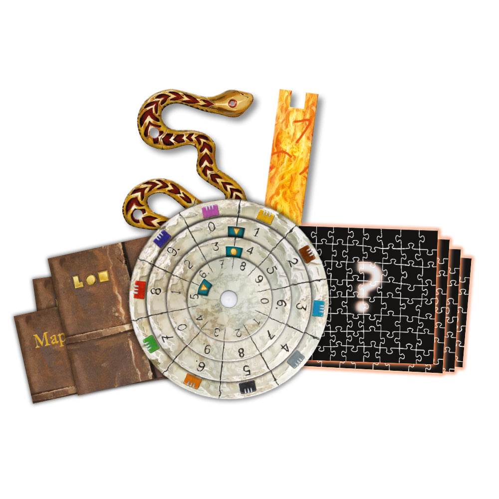 EXIT: The Sacred Temple (with Jigsaw Puzzles) - Trò chơi Escape Room kèm Xếp hình - Thames & Kosmos - Hình ảnh chi tiết 2