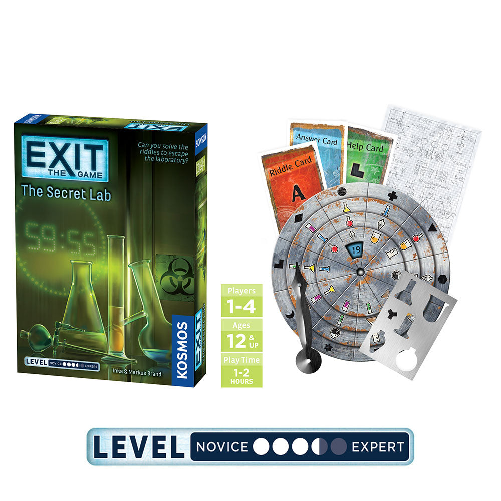 EXIT: The Game, Season 1. Three-Pack: The Abandoned Cabin, The Pharaoh's Tomb, The Secret Lab - Bộ 3 Trò Chơi Thoát Hiểm - Thames & Kosmos - Hình ảnh bổ sung 4
