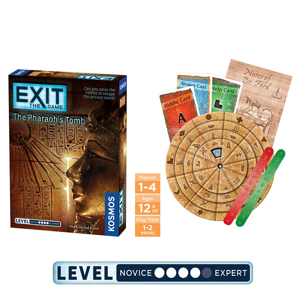 EXIT: The Game, Season 1. Three-Pack: The Abandoned Cabin, The Pharaoh's Tomb, The Secret Lab - Bộ 3 Trò Chơi Thoát Hiểm - Thames & Kosmos - Hình ảnh bổ sung 5