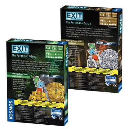 EXIT: The Game, Season 2. Two-Pack: The Forgotten Island and The Forbidden Castle - Board Game Giải Đố Thoát Hiểm - Thames & Kosmos - Hình ảnh bổ sung 5