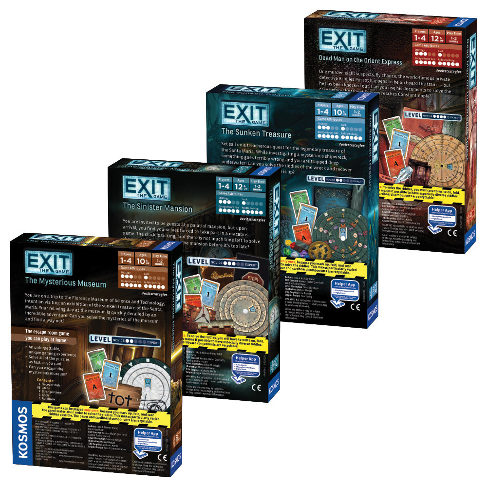 EXIT: The Game Season 3 Four-Pack - Bộ 4 Trò Chơi Thoát Hiểm Escape Room - Thames & Kosmos - Hình ảnh bổ sung 7