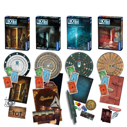 EXIT: The Game Season 3 Four-Pack - Bộ 4 Trò Chơi Thoát Hiểm Escape Room - Thames & Kosmos - Hình ảnh chi tiết 2