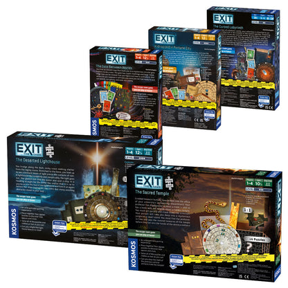 EXIT: The Game, Season 5 Bundle. Five-Pack - Bộ 5 Trò Chơi Thoát Hiểm Escape Room - Thames & Kosmos Thames & Kosmos - ảnh 1 -