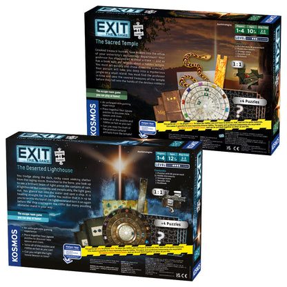 EXIT: The Game Season 5b With Jigsaw Puzzles 2-Pack - Bộ 2 Trò Chơi Giải Đố Ghép Hình Thoát Phòng - Thames & Kosmos - Hình ảnh bổ sung 5