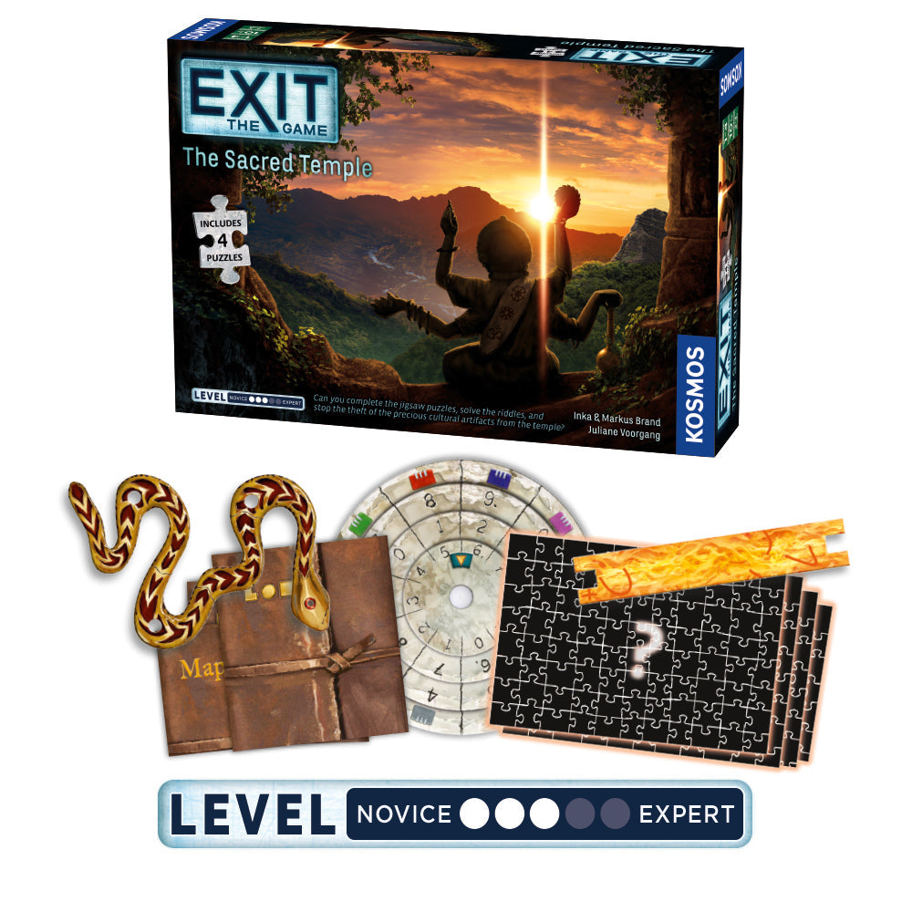 EXIT: The Game Season 5b With Jigsaw Puzzles 2-Pack - Bộ 2 Trò Chơi Giải Đố Ghép Hình Thoát Phòng - Thames & Kosmos - Hình ảnh bổ sung 4