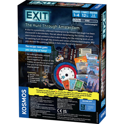 EXIT: The Game - The Hunt Through Amsterdam - Trò Chơi Thoát Hiểm Board Game - Thames & Kosmos - Hình ảnh bổ sung 5