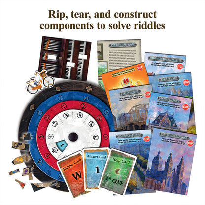EXIT: The Game - The Hunt Through Amsterdam - Trò Chơi Thoát Hiểm Board Game - Thames & Kosmos - Góc nhìn khác 3