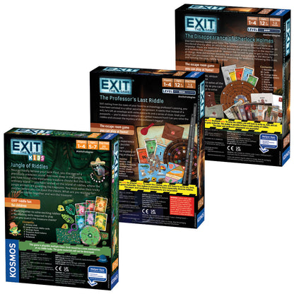 EXIT Game 3 Pack Bundle - Bộ 3 Trò Chơi Thoát Hiểm Escape Room - Thames & Kosmos - Hình ảnh chi tiết 2