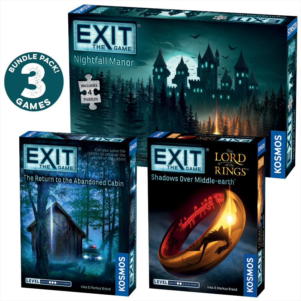 EXIT The Game Three-Pack bundle - Bộ 3 Trò Chơi Thoát Hiểm Escape Room - Thames & Kosmos - Hình ảnh sản phẩm