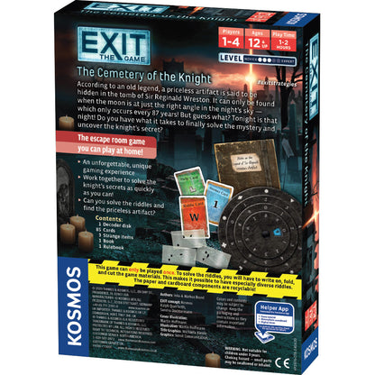 EXIT The Game: The Cemetery of the Knight - Trò Chơi Thoát Hiểm Escape Room Nâng Cao - Thames & Kosmos - Góc nhìn khác 3