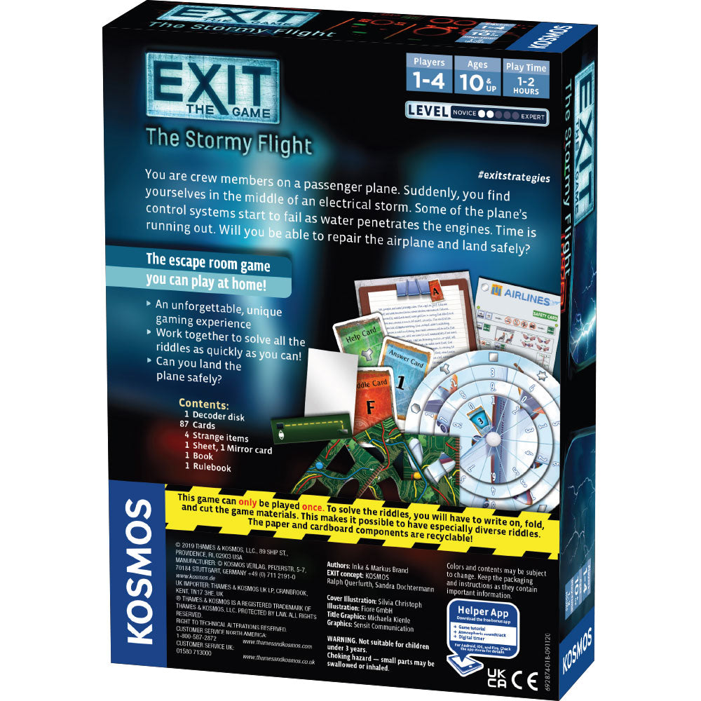EXIT: The Stormy Flight - Board Game Escape Room Nhập Môn - Thames & Kosmos - Góc nhìn khác 3