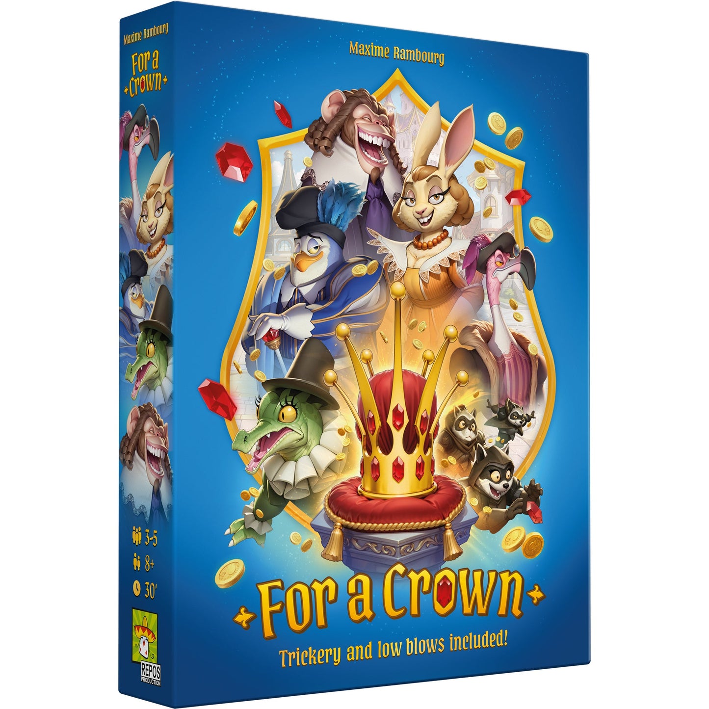 For A Crown Board Game - Board game chiến thuật & đấu trí - Repos Production