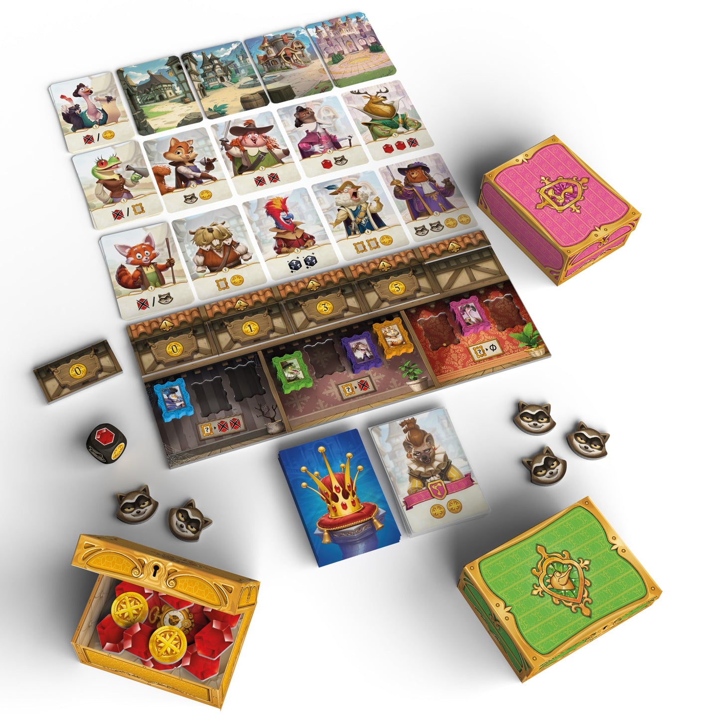 For A Crown Board Game - Board game chiến thuật & đấu trí - Repos Production