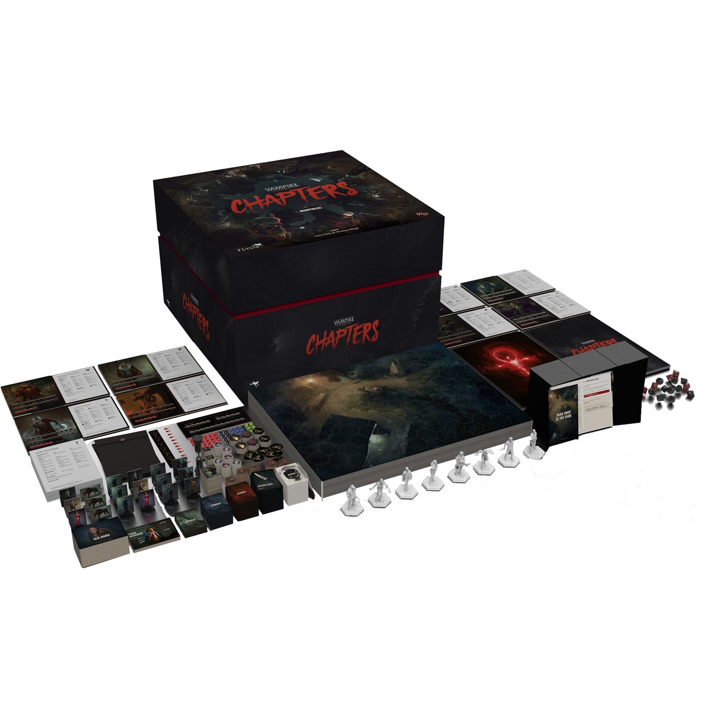 Vampire the Masquerade: Chapters - Board Game Nhập Vai Chiến Thuật Flyos