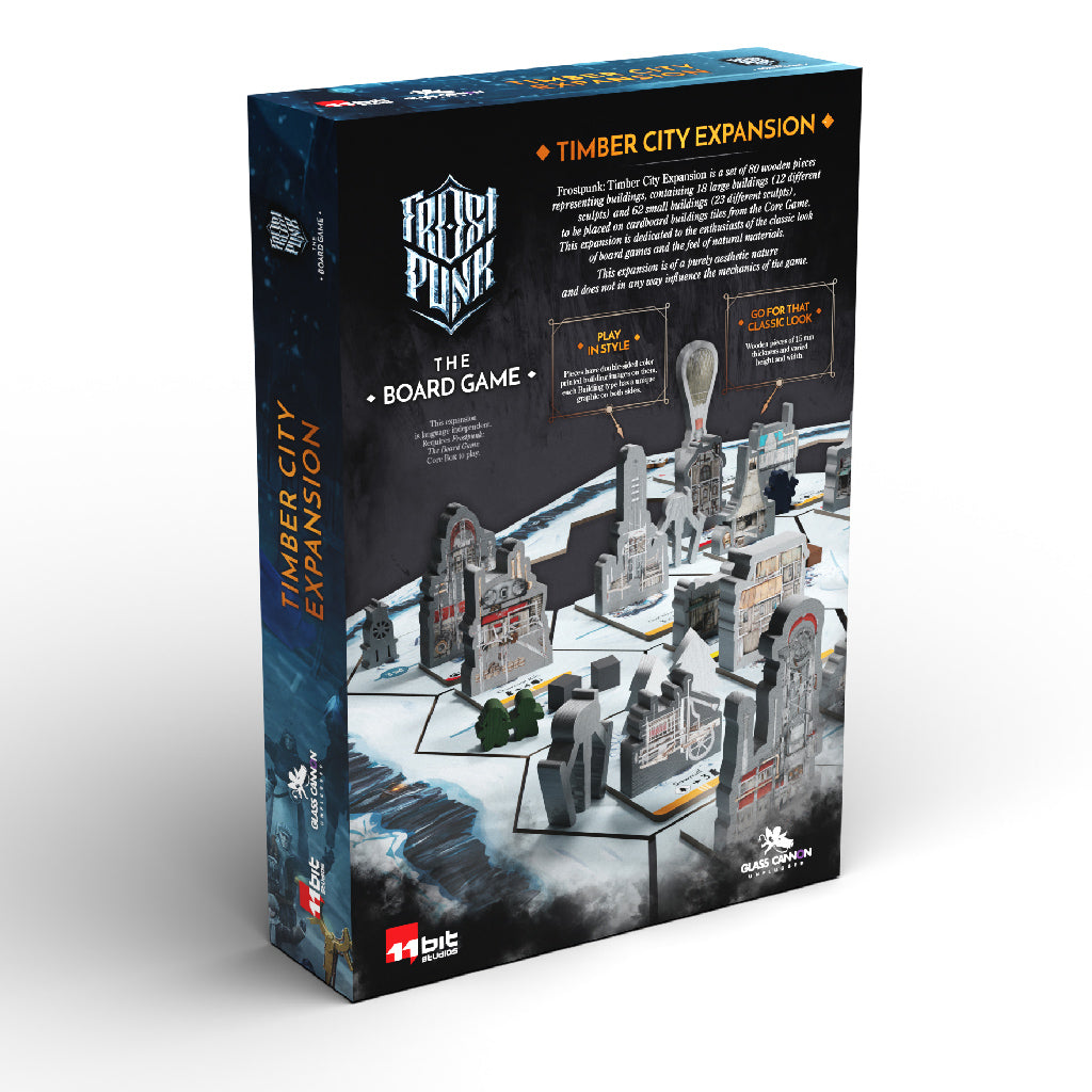 Frostpunk The Board Game Timber City Expansion - Bản mở rộng linh kiện gỗ - Rebel