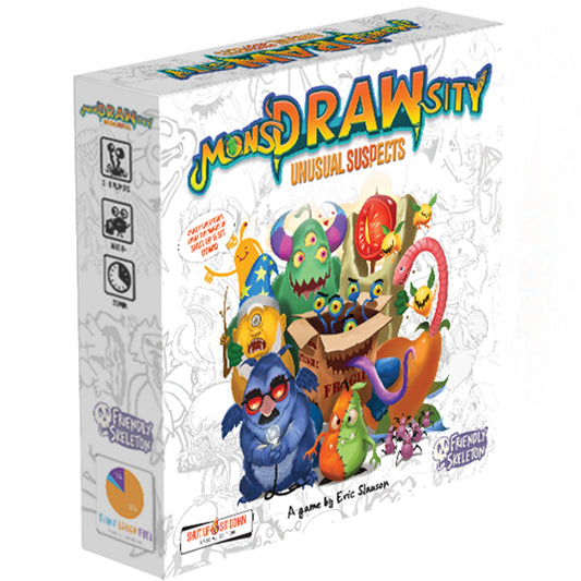 MonsDRAWsity: Unusual Suspects - Board Game Vẽ Tranh Party Hài Hước - Friendly Skeleton