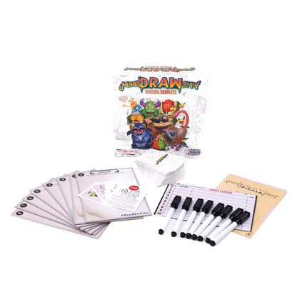 MonsDRAWsity: Unusual Suspects - Board Game Vẽ Tranh Party Hài Hước - Friendly Skeleton