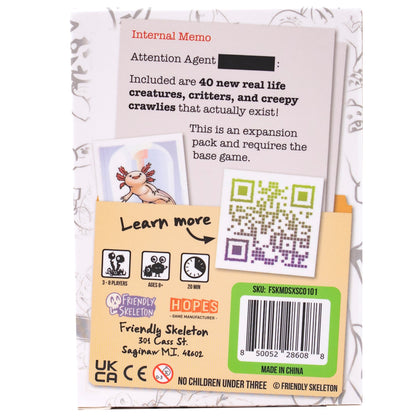 MonsDRAWsity: Science Refresh Pack - Bản Mở Rộng Board Game Vẽ Hình - Friendly Skeleton