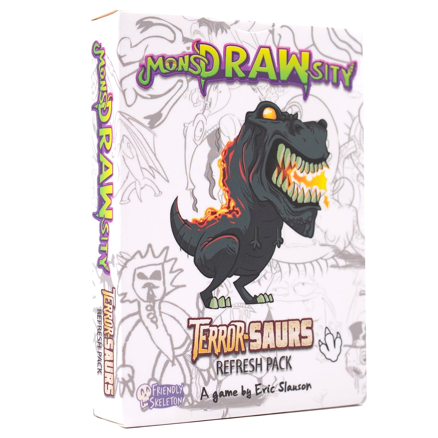 MonsDRAWsity: TerrorSaurs Refresh Pack - Board Game Thẻ Bài Khủng Long - Friendly Skeleton - Hình ảnh sản phẩm