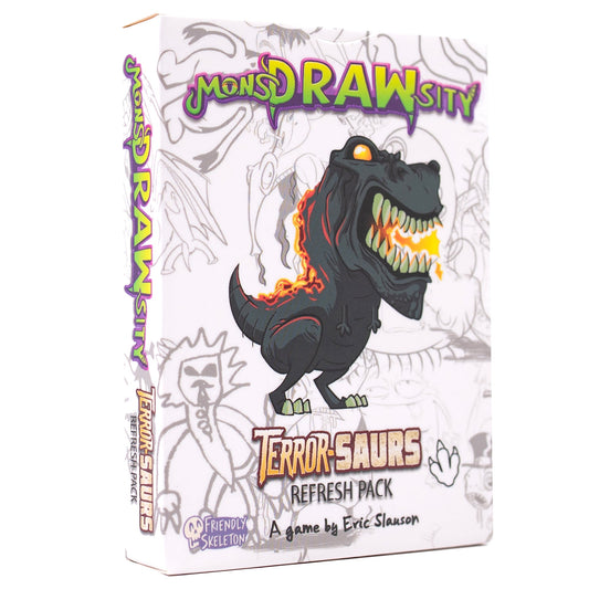 MonsDRAWsity: TerrorSaurs Refresh Pack - Board Game Thẻ Bài Khủng Long - Friendly Skeleton - Hình ảnh sản phẩm