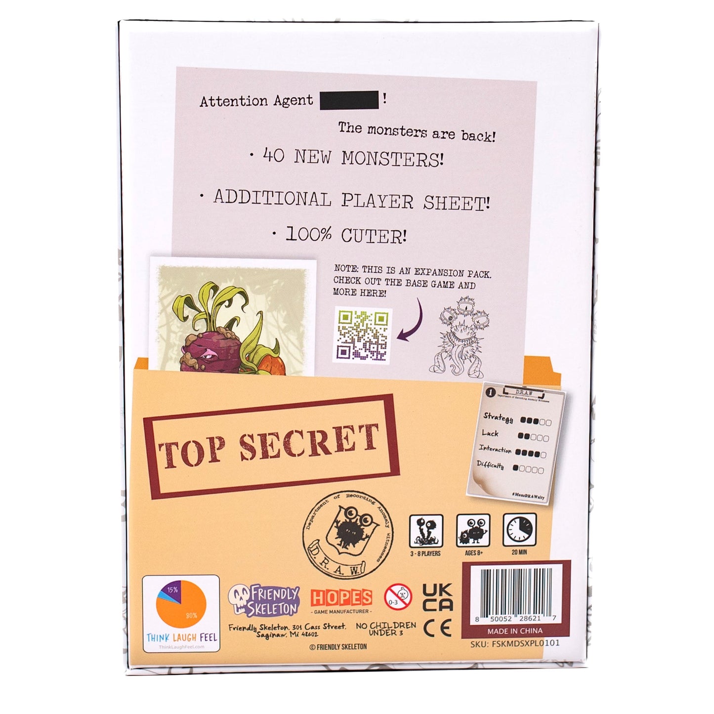 MonsDRAWsity: Plants Expansion - Bản Mở Rộng Board Game Vẽ Hình - Friendly Skeleton