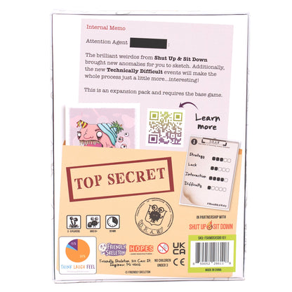 MonsDRAWsity: SUSD Draws & Technically Difficult Expansion - Bản Mở Rộng Board Game Party - Friendly Skeleton