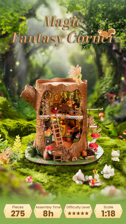 Rolife DIY Miniature House - Fairytale Tree House DG179 - Mô hình nhà gỗ lắp ráp DIY - Rolife
