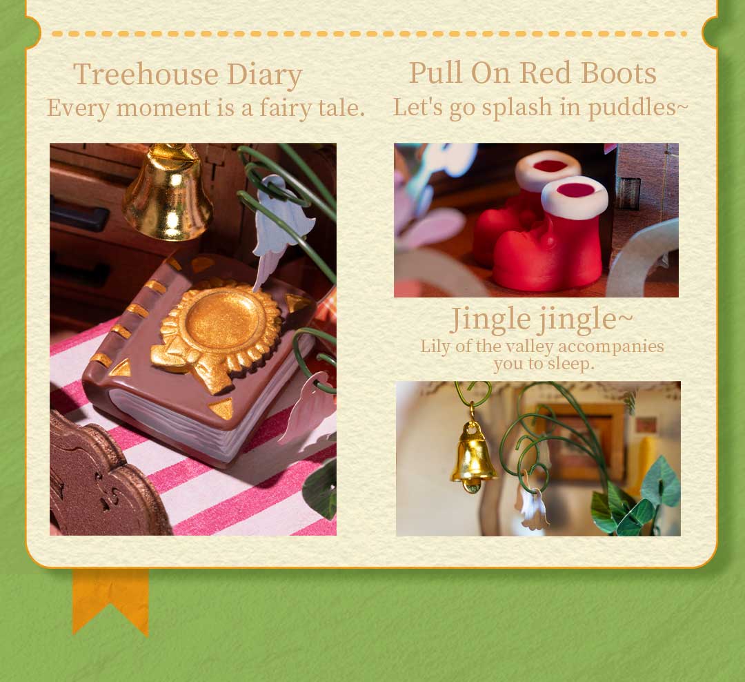 Rolife DIY Miniature House - Fairytale Tree House DG179 - Mô hình nhà gỗ lắp ráp DIY - Rolife