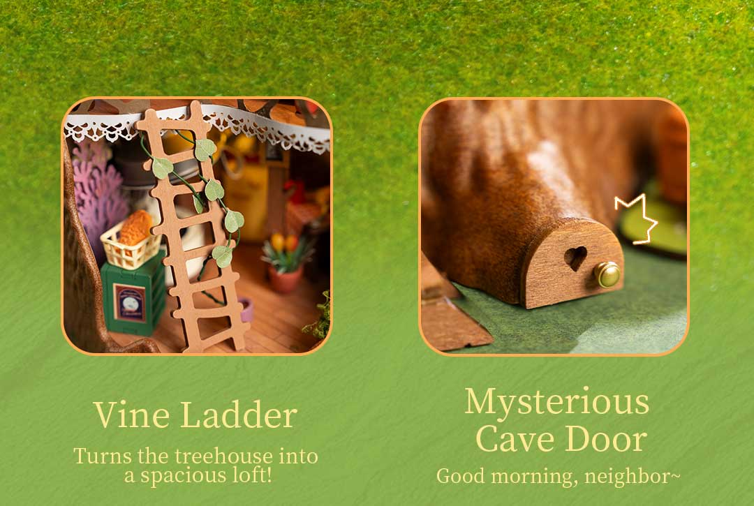 Rolife DIY Miniature House - Fairytale Tree House DG179 - Mô hình nhà gỗ lắp ráp DIY - Rolife