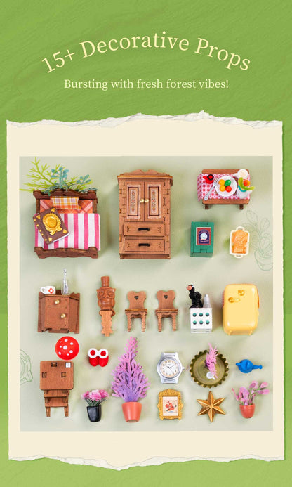 Rolife DIY Miniature House - Fairytale Tree House DG179 - Mô hình nhà gỗ lắp ráp DIY - Rolife