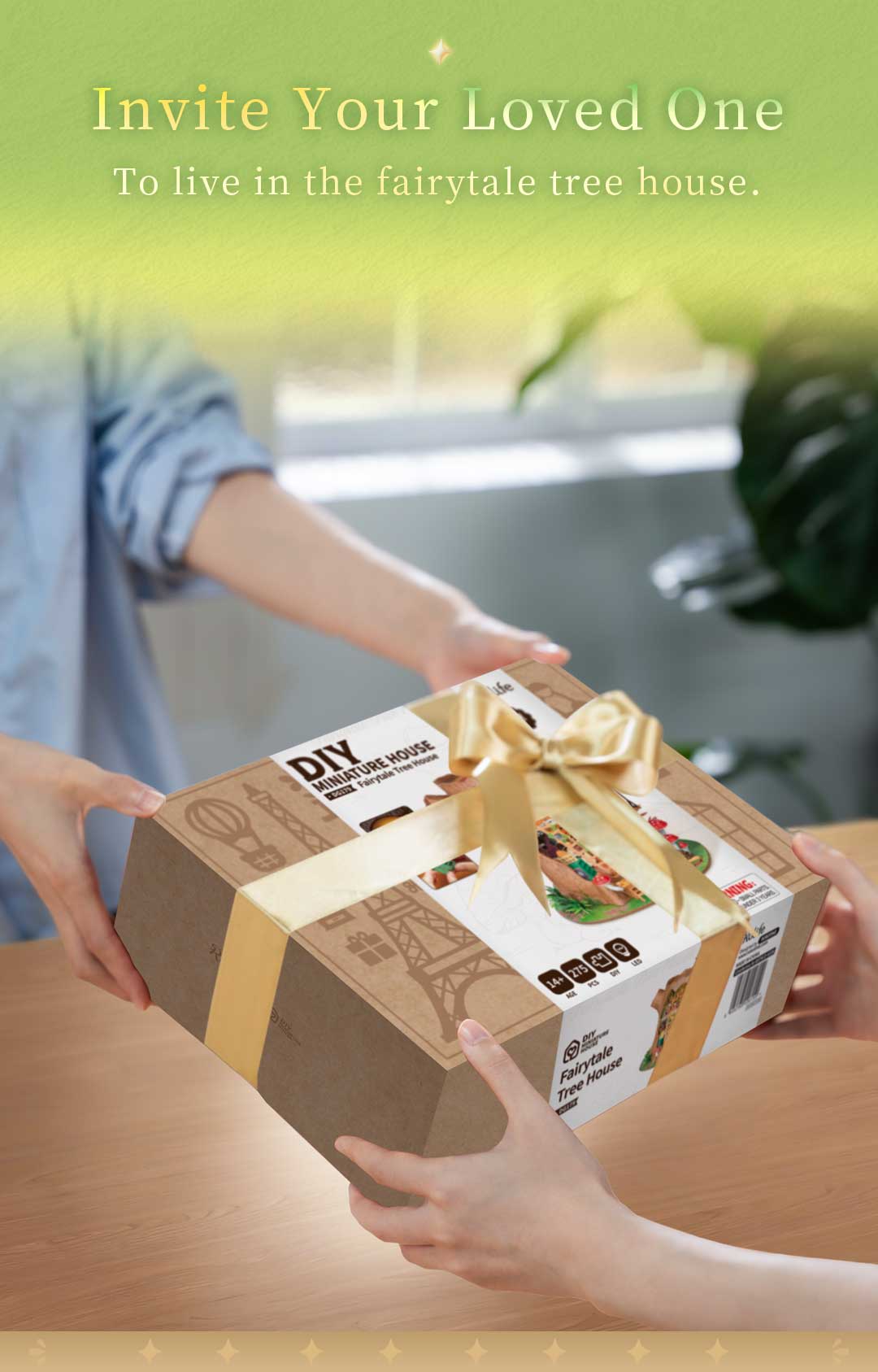 Rolife DIY Miniature House - Fairytale Tree House DG179 - Mô hình nhà gỗ lắp ráp DIY - Rolife