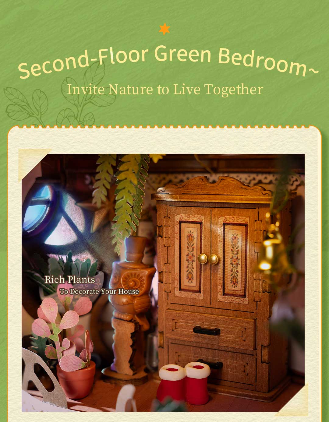 Rolife DIY Miniature House - Fairytale Tree House DG179 - Mô hình nhà gỗ lắp ráp DIY - Rolife