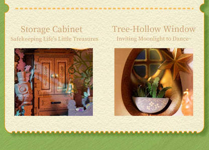 Rolife DIY Miniature House - Fairytale Tree House DG179 - Mô hình nhà gỗ lắp ráp DIY - Rolife