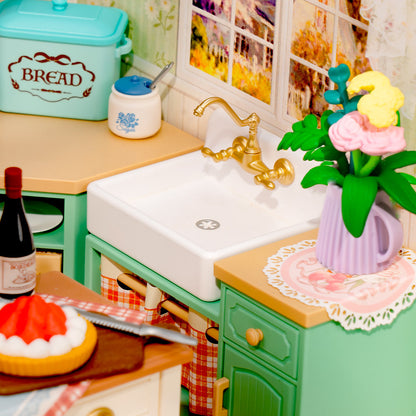 Rolife Farmhouse Kitchen DIY Miniature House DW024 - Mô Hình Nhà Bếp Đồng Quê Tự Làm - Rolife Super Creator