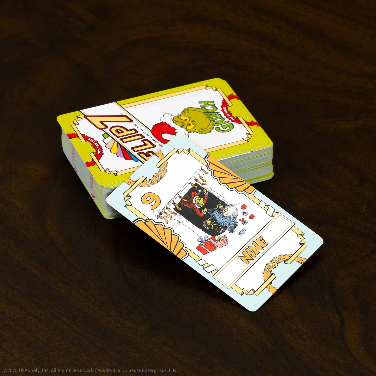 Flip 7™: Grinch Edition - Trò chơi thẻ bài thử vận may - The Op Games