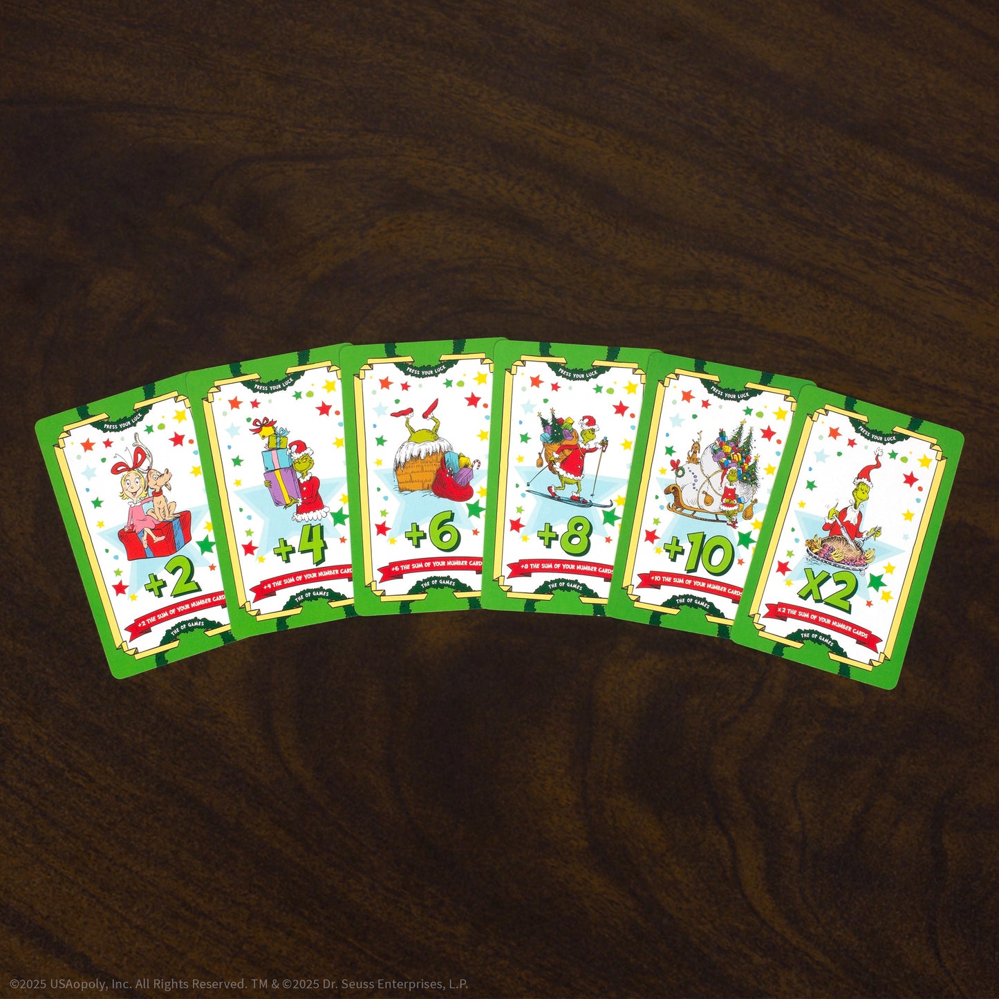 Flip 7™: Grinch Edition - Trò chơi thẻ bài thử vận may - The Op Games