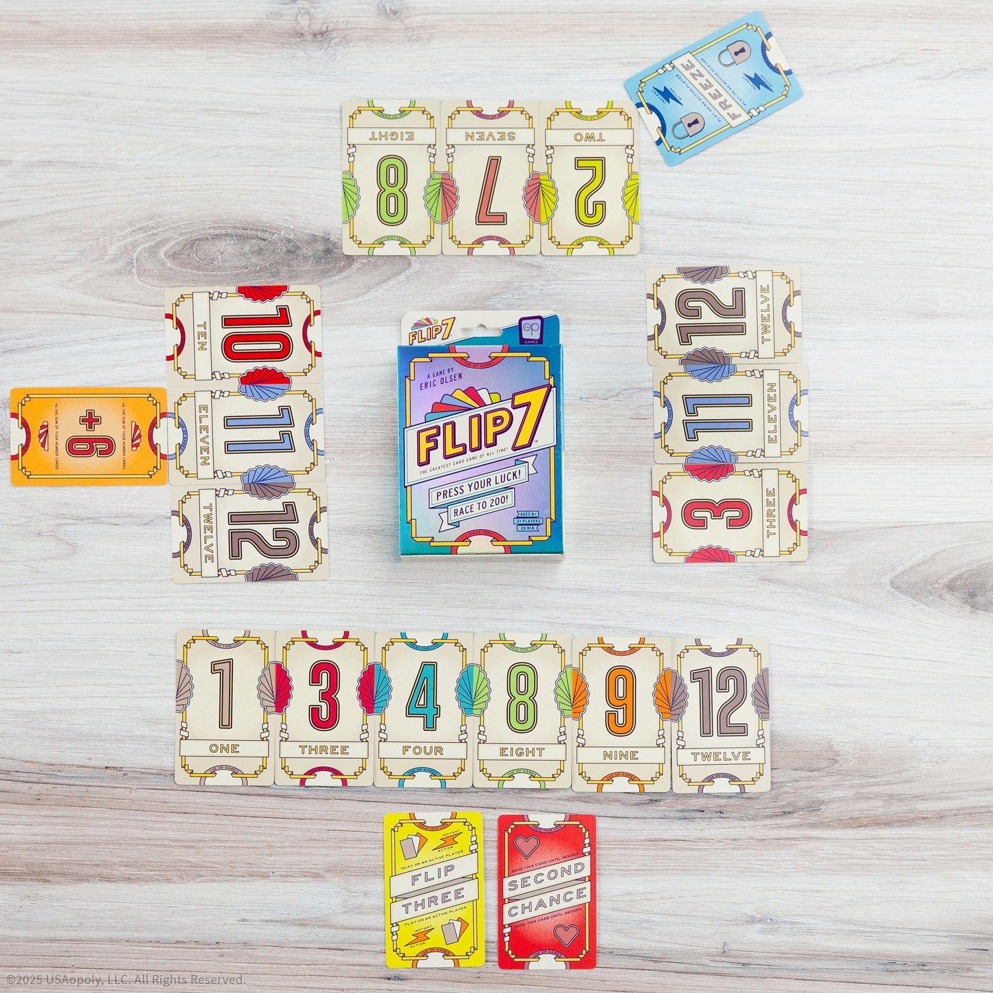 Flip 7™ - 2nd Edition - Board Game Thẻ Bài Thử Vận May - The Op Games