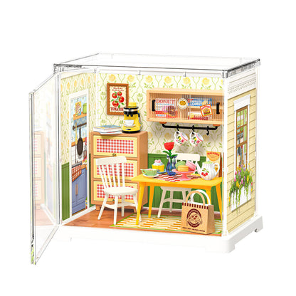 Rolife Floral Dining Room Mini Super Creator DIY Miniature House - Mô hình nhà gỗ DIY lắp ráp - Rolife DWS06B