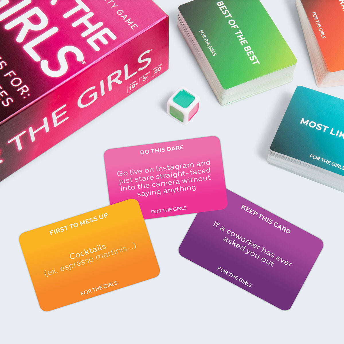 For the Girls™ - Ultimate Girl's Night Card Game - Board Game Thẻ Bài Tiệc Tùng Phái Nữ - Relatable - Hình ảnh bổ sung 7