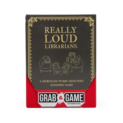 Really Loud Librarians: Grab & Game Edition - Trò chơi đố chữ du lịch - Exploding Kittens