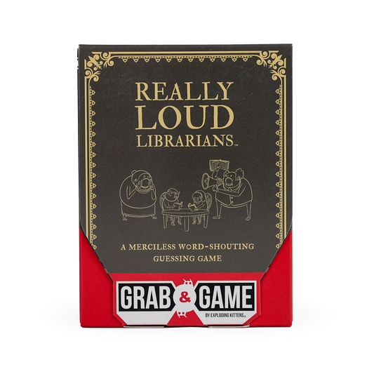 Really Loud Librarians: Grab & Game Edition - Trò chơi đố chữ du lịch - Exploding Kittens