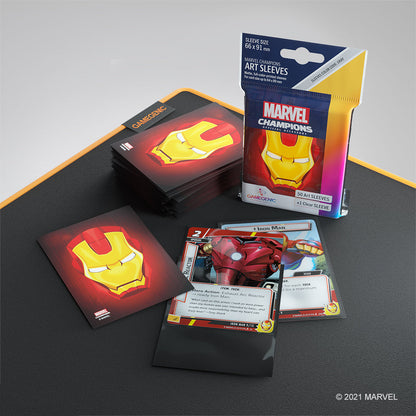 Marvel Card Sleeve Pack: Iron Man - Bọc bảo vệ thẻ bài cao cấp Gamegenic