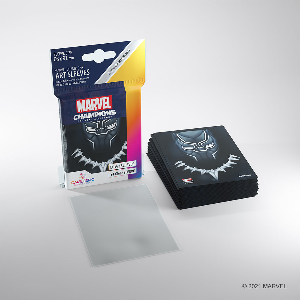 Marvel Card Sleeve Pack: Black Panther - Bọc Bài Nghệ Thuật Gamegenic