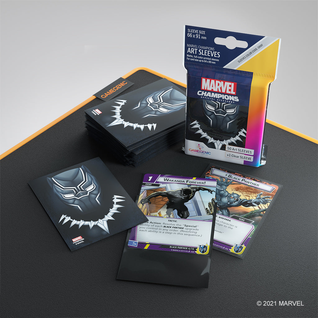 Marvel Card Sleeve Pack: Black Panther - Bọc Bài Nghệ Thuật Gamegenic