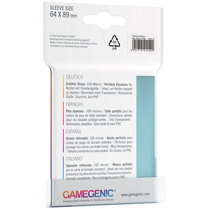 Thick Inner Sleeves - Bọc bài bảo vệ thẻ bài 100 Microns - Gamegenic