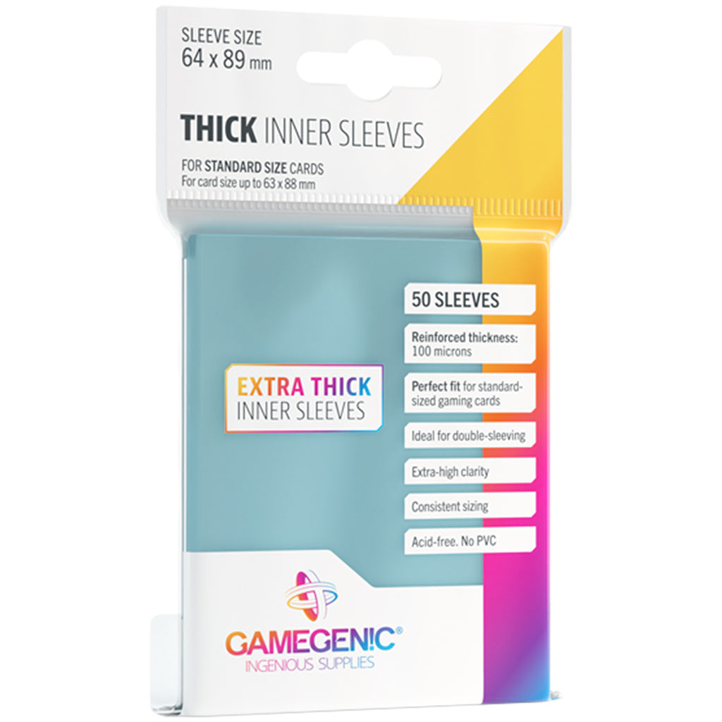 Thick Inner Sleeves - Bọc bài bảo vệ thẻ bài 100 Microns - Gamegenic