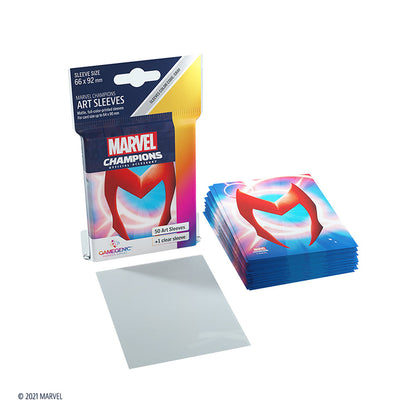 Marvel Champions Sleeves: Scarlet Witch - Bọc bài nghệ thuật cao cấp - Gamegenic - Hình ảnh chi tiết 2
